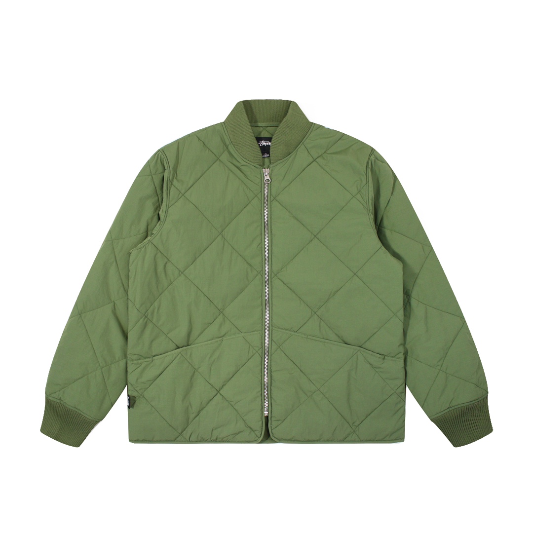 激安オンラインストア STUSSY 8BALL QUILTED LINER JACKET M - トップス