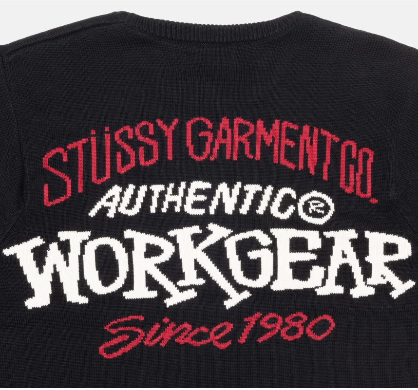 STÜSSY AUTHENTIC WORKGEAR SWEATER | MY TREND THREAD