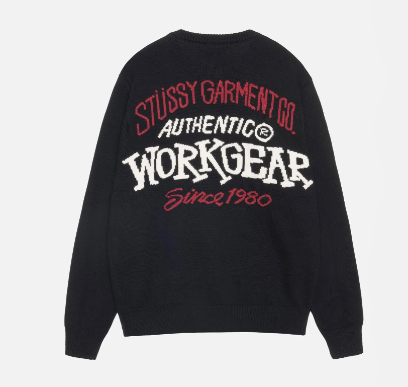 STÜSSY AUTHENTIC WORKGEAR SWEATER | MY TREND THREAD