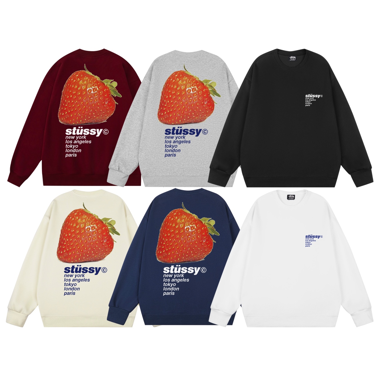 Stussy hoodie discount strawberry