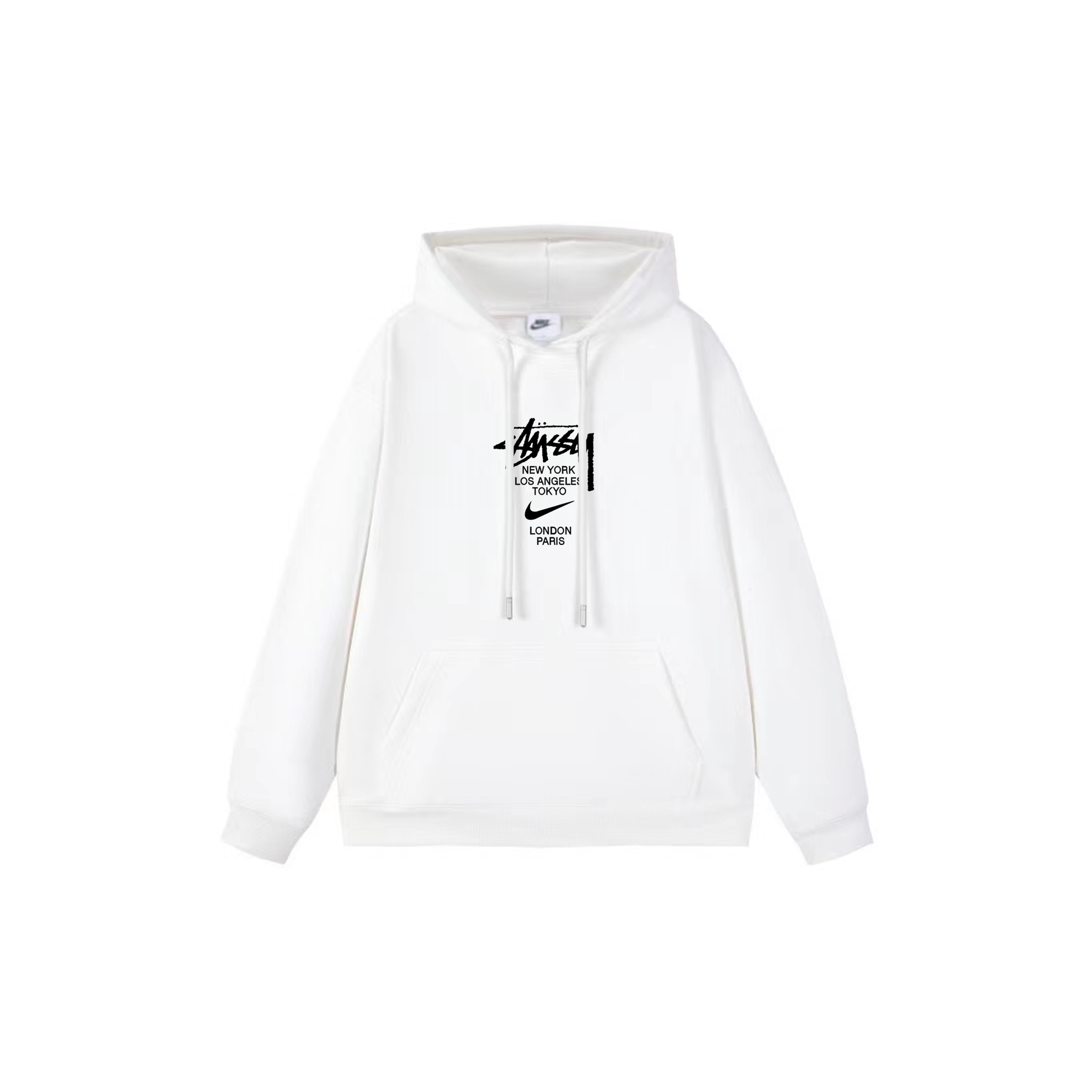 Stussy world best sale tour hoodie white